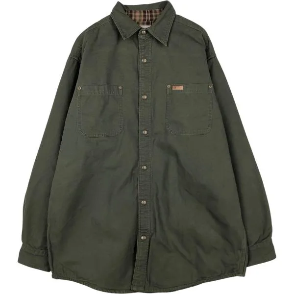 古着 カーハート Carhartt 長袖 ダックワークシャツ メンズL相当 /eaa679089