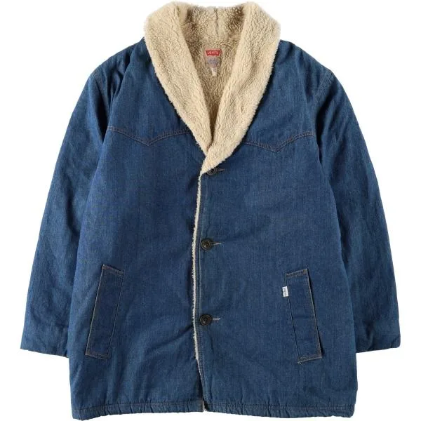 古着 リーバイス Levi's 中綿入り デニムボアジャケット メンズXL相当 /eaa679682