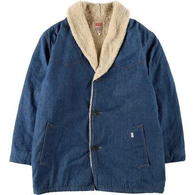古着 リーバイス Levi's 中綿入り デニムボアジャケット メンズXL相当 /eaa679682