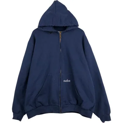 古着 00年代 カーハート Carhartt サーマルライナー スウェットフルジップパーカー メンズXXL相当/eaa679726