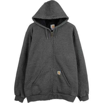 古着 カーハート Carhartt サーマルライナー スウェットフルジップパーカー メンズL相当 /eaa679732