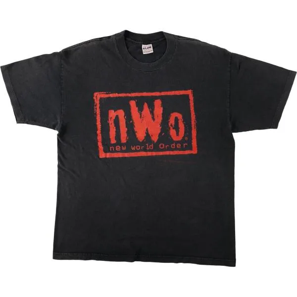 古着 90年代 HYLAND nWo new world Order プロレス スポーツプリントTシャツ メンズXL相当 ヴィンテージ /eaa680526