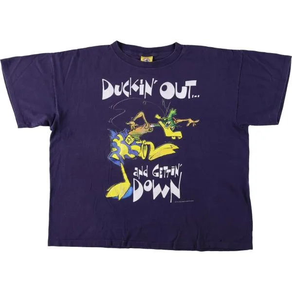 古着 90年代 ダックヘッド Duck Head 半袖 プリントTシャツ USA製 メンズXL相当 ヴィンテージ /eaa680552