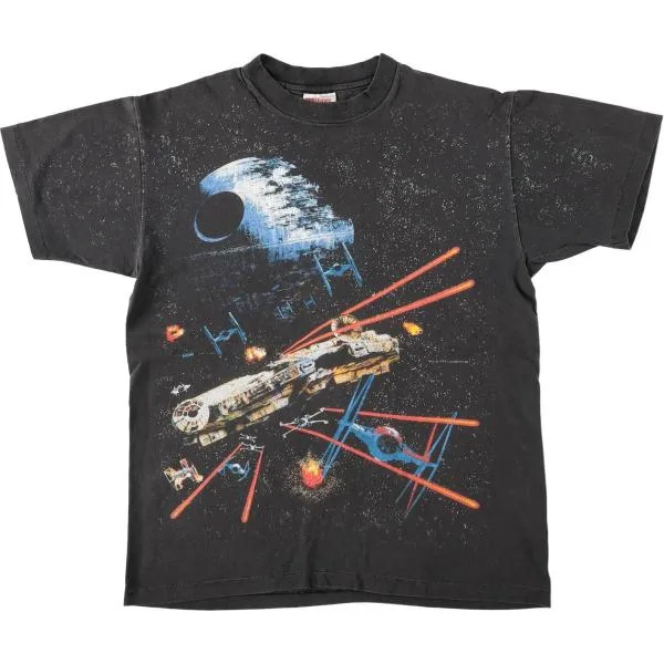 古着 ヘインズ Hanes HEAVYWEIGHT STAR WARS スターウォーズ 映画 ムービーTシャツ USA製 メンズXL相当 /eaa681201