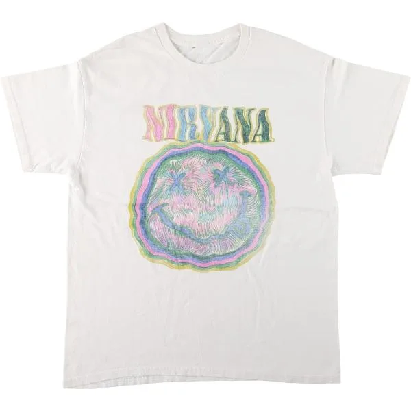 古着 NIRVANA ニルヴァ―ナ バンドTシャツ バンT メンズL相当 /eaa681222