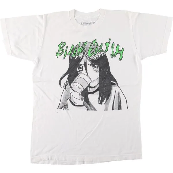 古着 BILLIE EILISH ビリーアイリッシュ バンドTシャツ バンT メンズL相当 /eaa681225