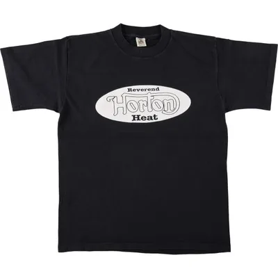古着 JUST SAY ROCK REVEREND HORTON HEAT レヴェレンドホートンヒート バンドTシャツ バンT USA製 メンズL相当 /eaa681232