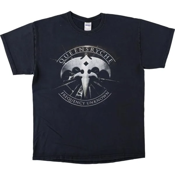 古着 ギルダン GILDAN Queensr?che クイーンズライク バンドTシャツ バンT メンズL相当 /eaa681236