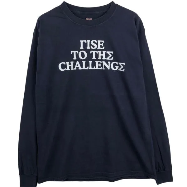 古着 ヘインズ Hanes BEEFY-T アドバタイジング ロングTシャツ ロンT メンズL相当 /eaa681250
