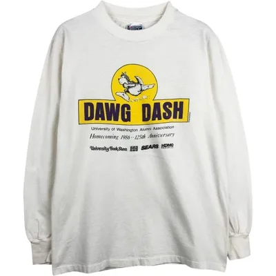 古着 80年代 ヘインズ Hanes BEEFY-T アドバタイジング ロングTシャツ ロンT USA製 メンズS相当 ヴィンテージ /eaa681255