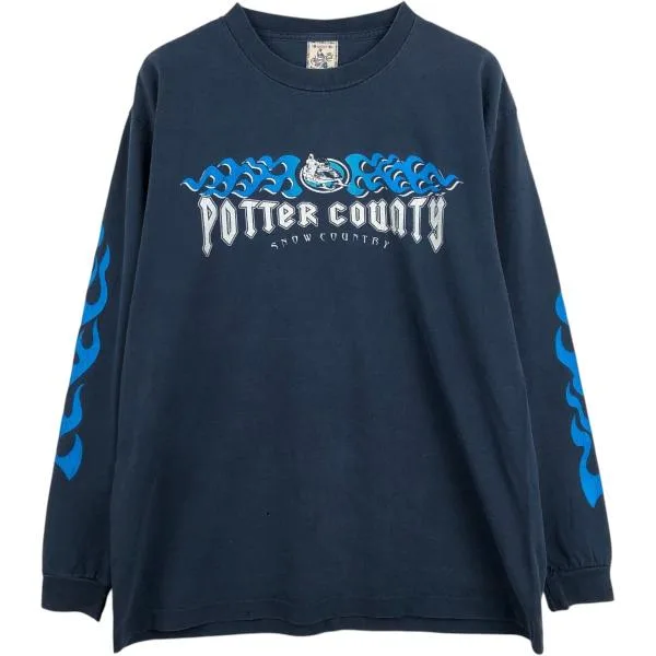 古着 90年代 アローレ alore ロングTシャツ ロンT USA製 メンズL相当 ヴィンテージ /eaa681260