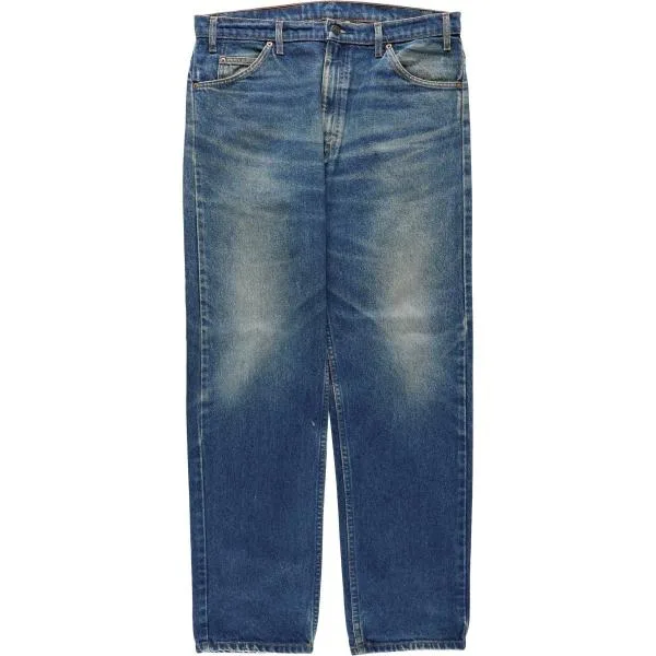 古着 90年代 リーバイス Levi's 505-0215 オレンジタブ テーパードデニムパンツ メンズw35相当 ヴィンテージ /eaa681519