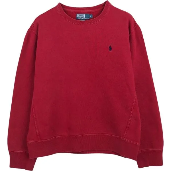 古着 ラルフローレン Ralph Lauren POLO by Ralph Lauren ワンポイントロゴスウェットシャツ トレーナー メンズL相当 /eaa681593