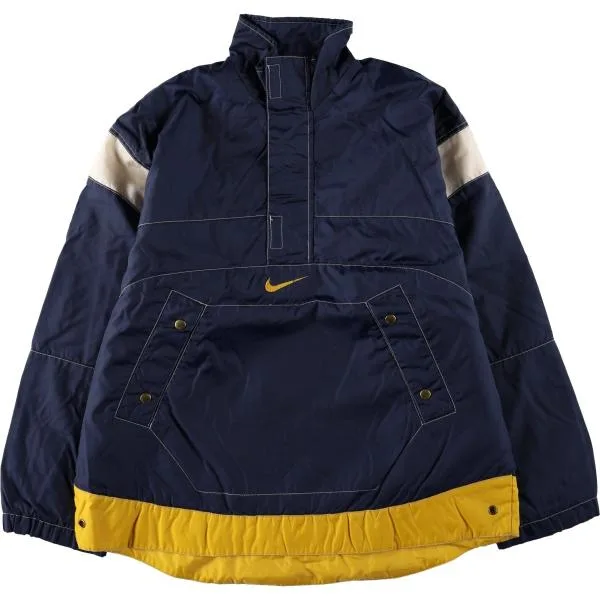 古着 ナイキ NIKE 中綿ジャケット ハーフジップ パファージャケット メンズM相当 /eaa681846