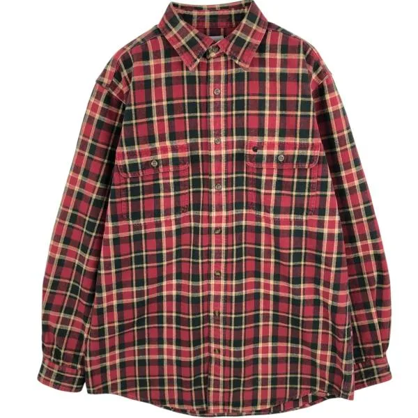 古着 カーハート Carhartt 長袖 フランネルチェックシャツ メンズL相当 /eaa681893