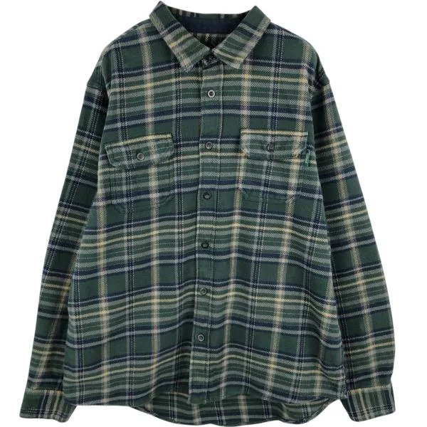 古着 ウールリッチ WOOLRICH フランネルチェックシャツ メンズXL相当 /eaa681895