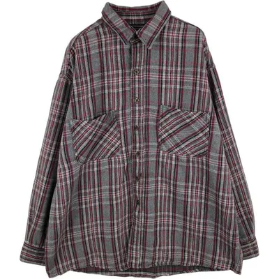 古着 90〜00年代 セントジョンズベイ ST. JOHN'S BAY 長袖 フランネルチェックシャツ メンズXL相当 ヴィンテージ /eaa682220