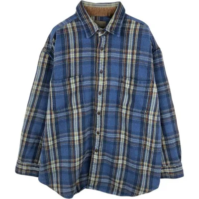 古着 90〜00年代 セントジョンズベイ ST. JOHN'S BAY 長袖 フランネルチェックシャツ メンズXL相当 ヴィンテージ /eaa682221