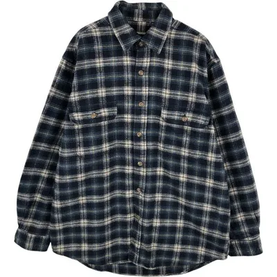 古着 FIELD and STREAM 長袖 フランネルチェックシャツ メンズL相当 /eaa682222
