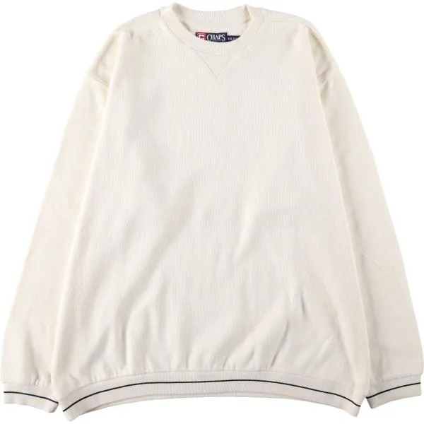古着 ラルフローレン Ralph Lauren CHAPS チャップス コットンニットセーター メンズXXL相当 /eaa682364