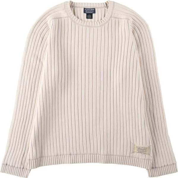 古着 ラルフローレン Ralph Lauren POLO JEANS COMPANY コットンニットセーター メンズL相当 リブ編み /eaa682371