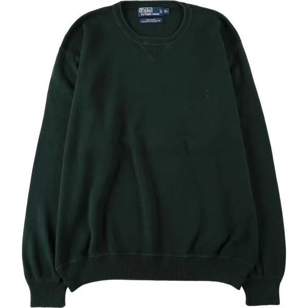 古着 ラルフローレン Ralph Lauren POLO by RALPH LAUREN EXCLUSIVE OF DECORATION コットンニットセーター メンズXL相当 /eaa682374