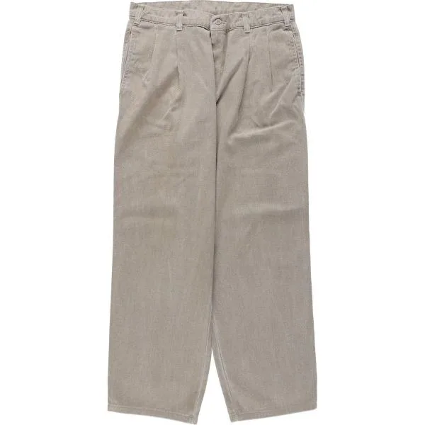 古着 ドッカーズ DOCKERS ツータック テーパードデニムパンツ メンズw33相当 /eaa682598