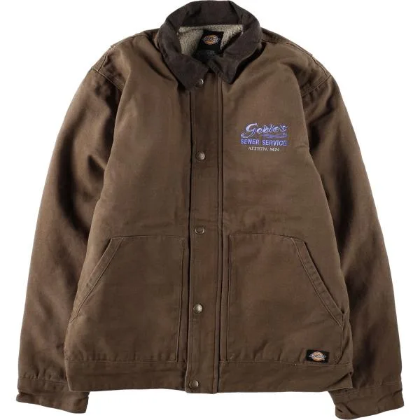古着 ディッキーズ Dickies トラディショナルジャケットタイプ 中綿入り ダックワークジャケット メンズL相当 /eaa682763