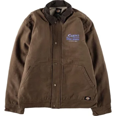 古着 ディッキーズ Dickies トラディショナルジャケットタイプ 中綿入り ダックワークジャケット メンズL相当 /eaa682763