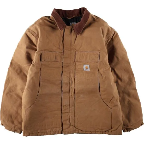 古着 カーハート Carhartt トラディショナルコート 中綿入り ダックワークジャケット メンズXXL相当 /eaa682766