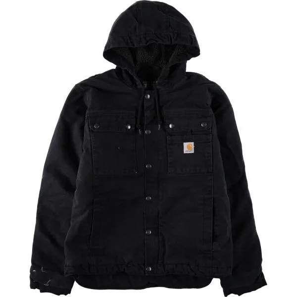 古着 カーハート Carhartt バートレット ジャケット RELAXED FIT ダックフルジップパーカー メンズS相当 /eaa682798