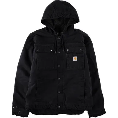 古着 カーハート Carhartt バートレット ジャケット RELAXED FIT ダックフルジップパーカー メンズS相当 /eaa682798