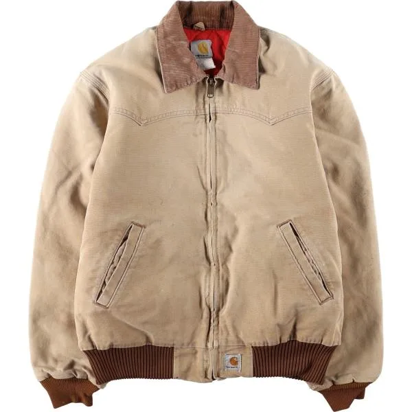 古着 カーハート Carhartt サンタフェジャケット 中綿入り ダックワークジャケット USA製 メンズM相当 /eaa682809