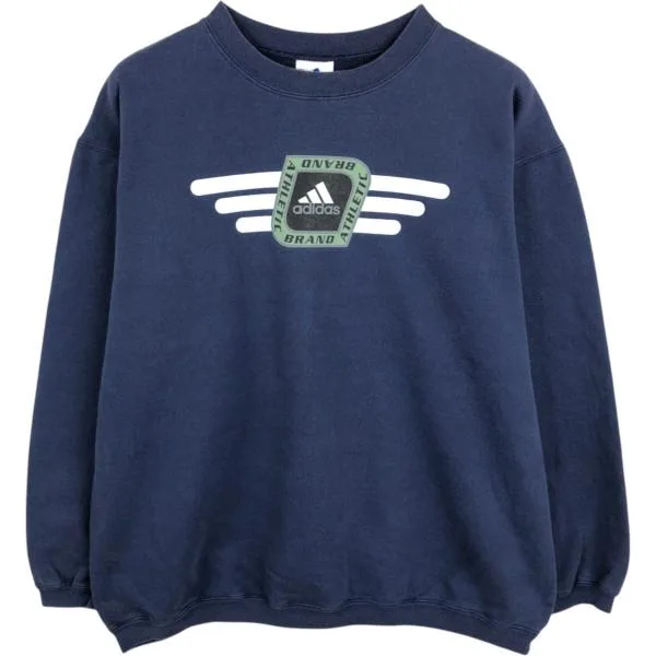 古着 90~00年代 アディダス adidas スウェットシャツ トレーナー カナダ製 レディースXL相当 ヴィンテージ /eaa683074