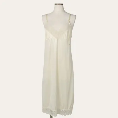 古着 DIANE von FURSTENBERG ミモレ丈 ランジェリー キャミソールワンピース USA製 レディースM相当 /eaa683156