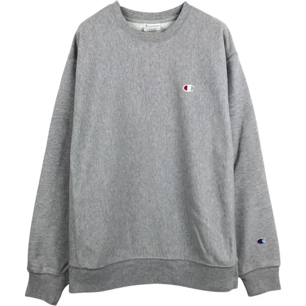 古着 チャンピオン Champion REVERSE WEAVE リバースウィーブ ワンポイントロゴスウェットシャツ トレーナー メンズL相当 /eaa683323
