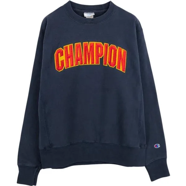 古着 チャンピオン Champion REVERSE WEAVE リバースウィーブ プリントスウェットシャツ トレーナー メンズM相当 /eaa683325