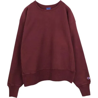古着 チャンピオン Champion REVERSE WEAVE リバースウィーブ 目無し 無地 ブランクスウェットシャツ トレーナー メンズL相当 /eaa683362