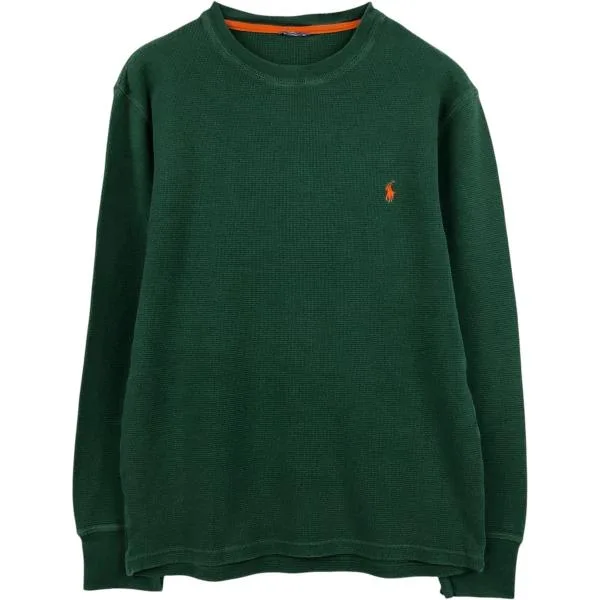 古着 ラルフローレン Ralph Lauren サーマルロンT ワッフル メンズS相当 /eaa684460