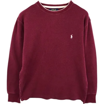 古着 ラルフローレン Ralph Lauren POLO RALPH LAUREN サーマルロンT ワッフル メンズM相当 /eaa684464