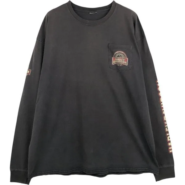 古着 ハーレーダビッドソン Harley-Davidson ロングTシャツ ロンT メンズXL相当 /eaa684646