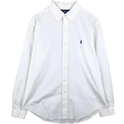 古着 ラルフローレン Ralph Lauren CLASSIC FIT 長袖 ボタンダウンシャツ メンズL相当 /eaa685381