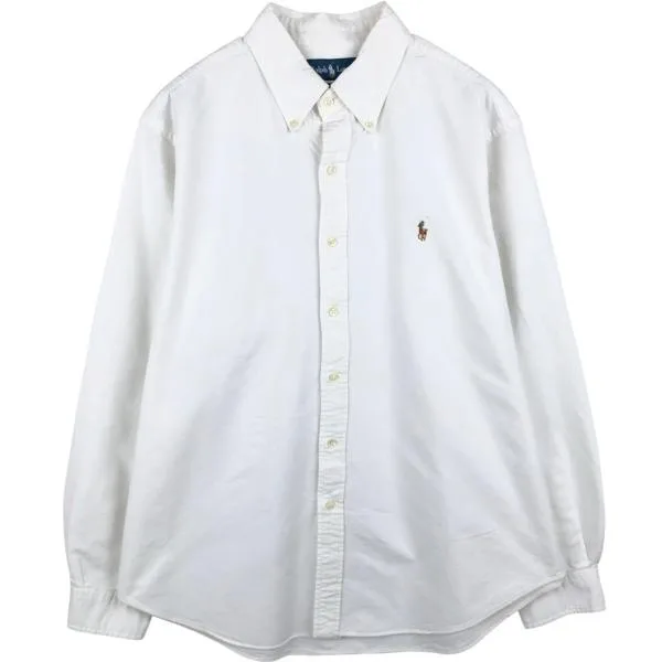 古着 ラルフローレン Ralph Lauren CLASSIC FIT 長袖 ボタンダウンシャツ メンズXL相当 /eaa685384