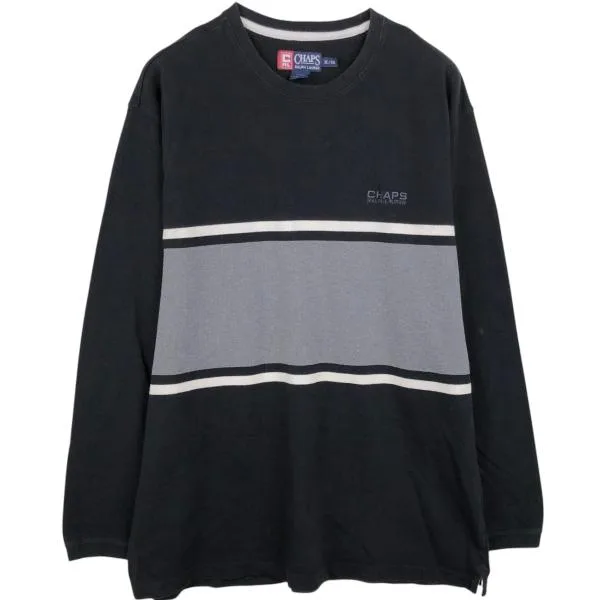 古着 ラルフローレン Ralph Lauren CHAPS チャップス ロングTシャツ ロンT メンズXL相当 /eaa685607