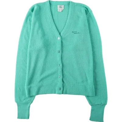 古着 80~90年代 ラコステ LACOSTE IZOD アクリルニットカーディガン USA製 レディースL相当 ヴィンテージ /eaa685669