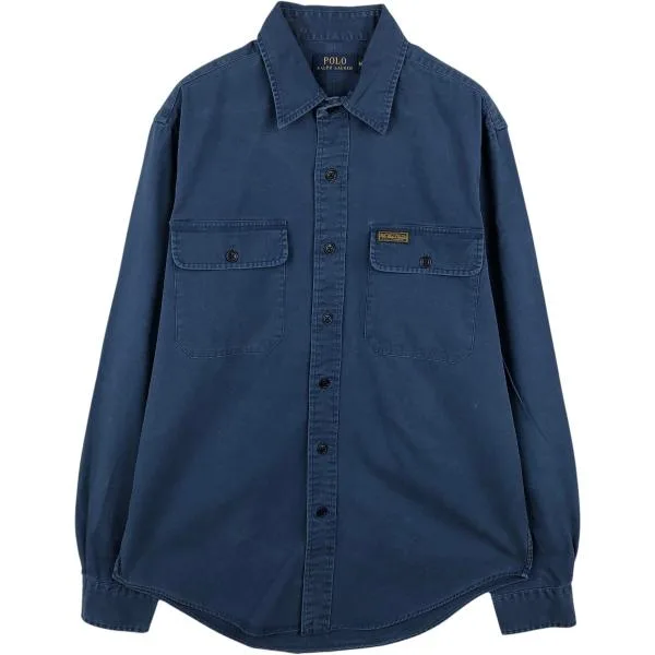 古着 ラルフローレン Ralph Lauren POLO RALPH LAUREN 長袖 コットンシャツ メンズM相当 /eaa685707