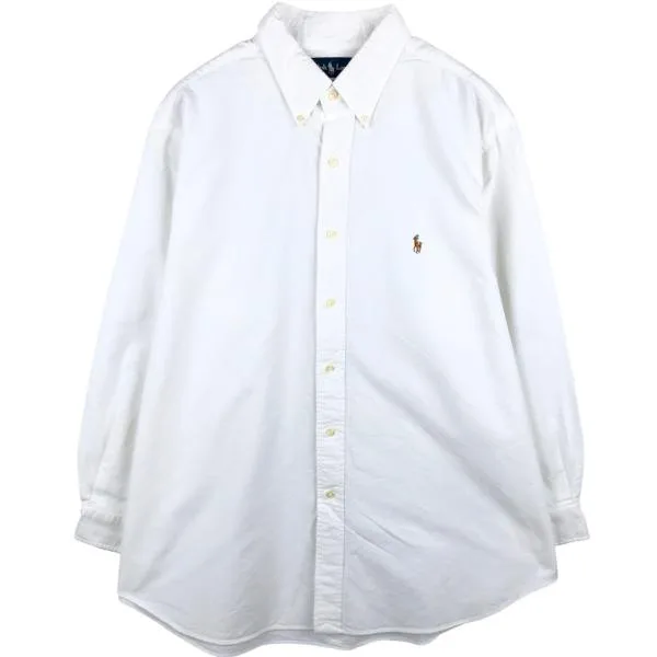 古着 ラルフローレン Ralph Lauren CLASSIC FIT 長袖 ボタンダウンシャツ メンズXL相当 /eaa685716