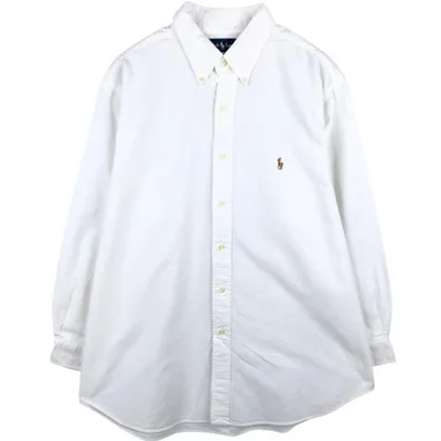 古着 ラルフローレン Ralph Lauren CLASSIC FIT 長袖 ボタンダウンシャツ メンズXL相当 /eaa685716