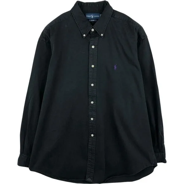 古着 ラルフローレン Ralph Lauren BLAKE 長袖 ボタンダウンシャツ メンズXL相当 /eaa685719