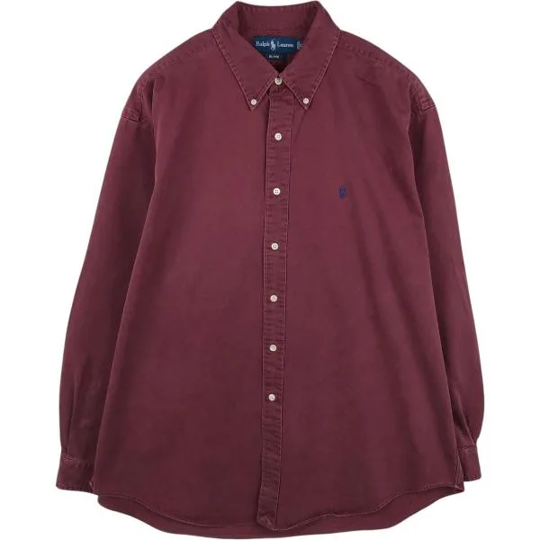 古着 ラルフローレン Ralph Lauren BLAKE 長袖 ボタンダウンシャツ メンズXL相当 /eaa685721